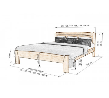 Кровать Магнолия